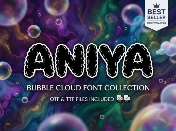 Aniya: A Whimsical Display Typeface