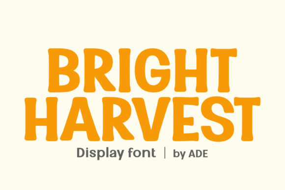 Bright Harvest Font
