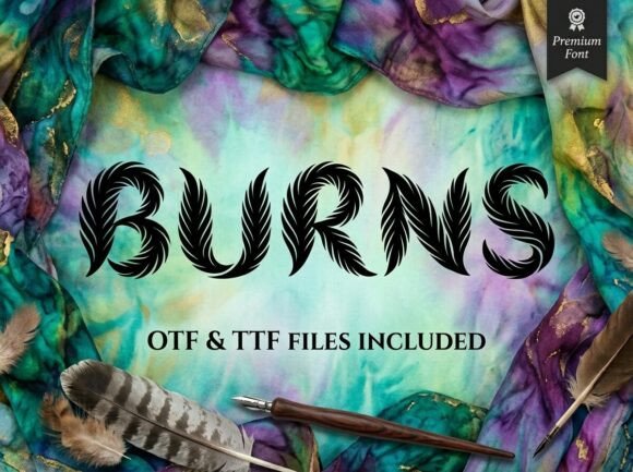 Burns Font: Organic Beauty in Type