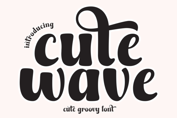 Cute Wave Font: Retro Vibes for Modern Campaigns