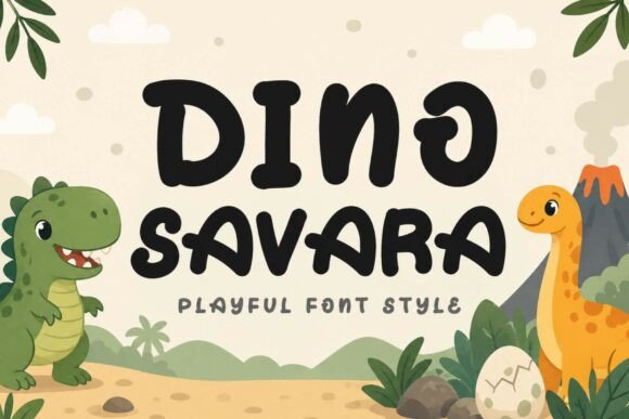 Dino Savara Font for Creative Brands