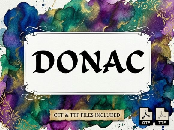Donac Font for Professional Branding