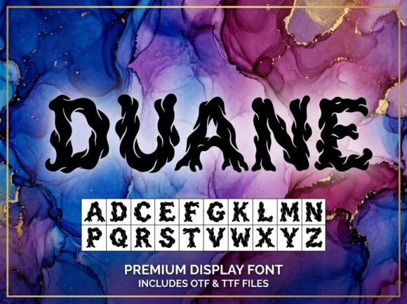 Duane Font for Creative Projects
