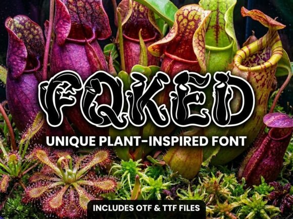 Foxed Font for Creative Projects
