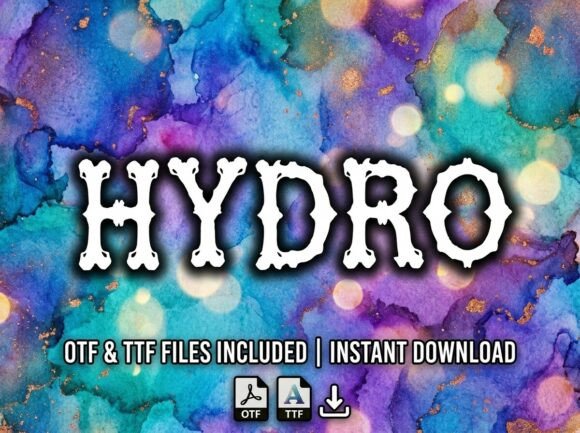 Hydro: A Premium Font for Business Branding
