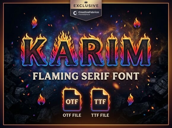 Karim Font: Bold, Eye-Catching, and Ready for Editorial Design