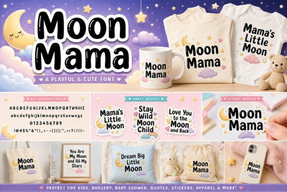 Moon Mama Font for Bold Campaigns