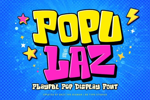 Populaz: A Bold Font for Creative Brands