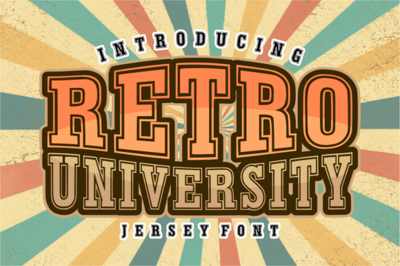 Retro University Font