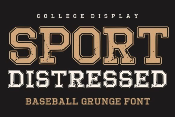 Sport Distressed Font for Bold Branding
