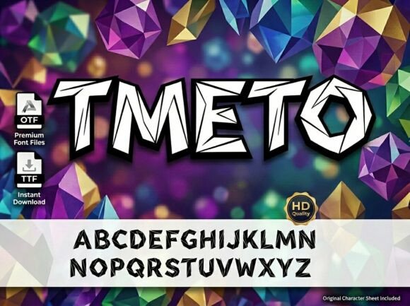 Tmeto Font for Creative Makers
